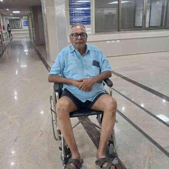 भारतीय जन महासभा के अध्यक्ष धर्म चंद्र पोद्दार सड़क दुर्घटना में घायल।