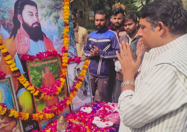 संत रविदास जी महाराज सदा लोगो के ह्रदय मे विराजमान रहेंगे – संजीव शर्मा