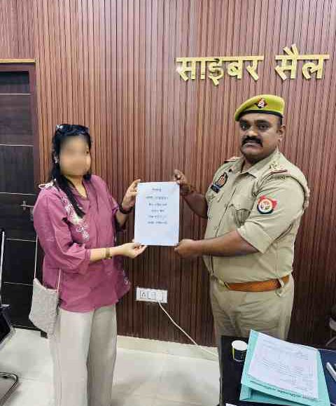 इंदिरापुरम पुलिस साइबर सैल का गुड़वर्क, खाते में आये लाखों रुपए