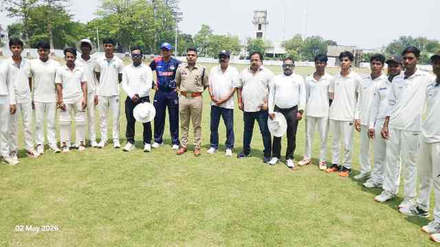 अंडर 16 इंटर डिस्ट्रिक्ट ट्रायल के दोनों मैच में गाजीपुर का वर्चस्व ।