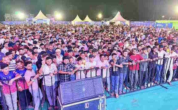 गाजीपुर में आईपीएल फैन पार्क शुरू, 11000 से अधिक क्रिकेट प्रेमियों ने उठाया आनंद।