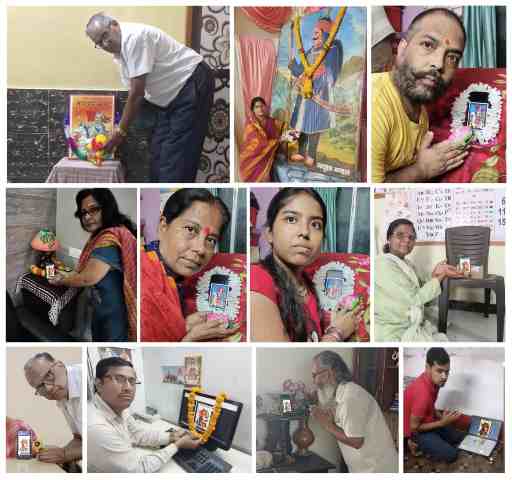 भारतीय जन महासभा के कार्यकर्ताओं ने महाराणा प्रताप की जयंती मनाई।