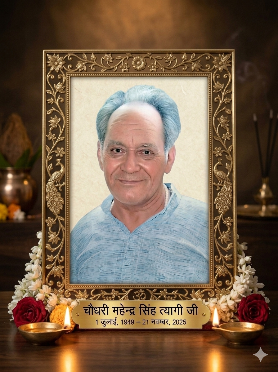 जयंती पर याद किये गये प्रसिद्ध समाजसेवी ‘चौधरी महेंद्र सिंह त्यागी’