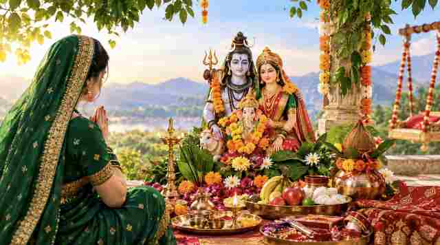 हरितालिका तीज : अहिवात के लिए प्रकृति में तप का पर्व:- आचार्य संजय तिवारी